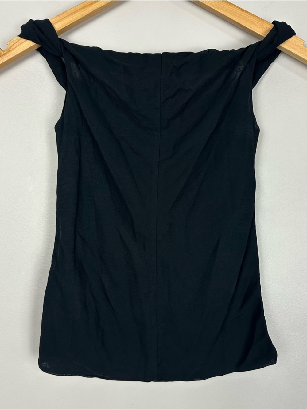 J.CREW Off-the-shoulder twist tank top matte jersey 2XS Going Out Clean Girl - Picture 11 of 12